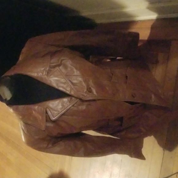 Avant Garde jacket, 100% genuine leather, size 15/16, brown - Picture 1 of 15